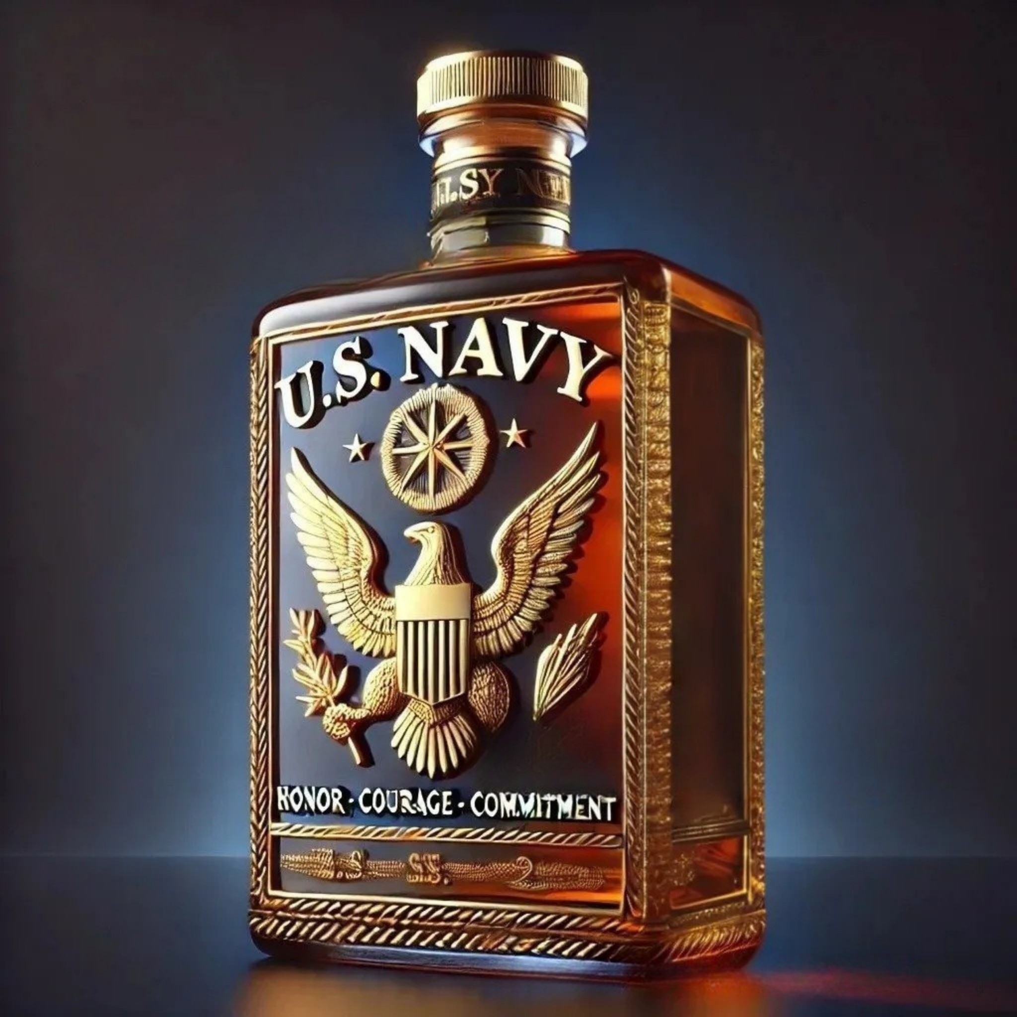 Whiskey in a Bottle - Special Edition of the U.S. Navy